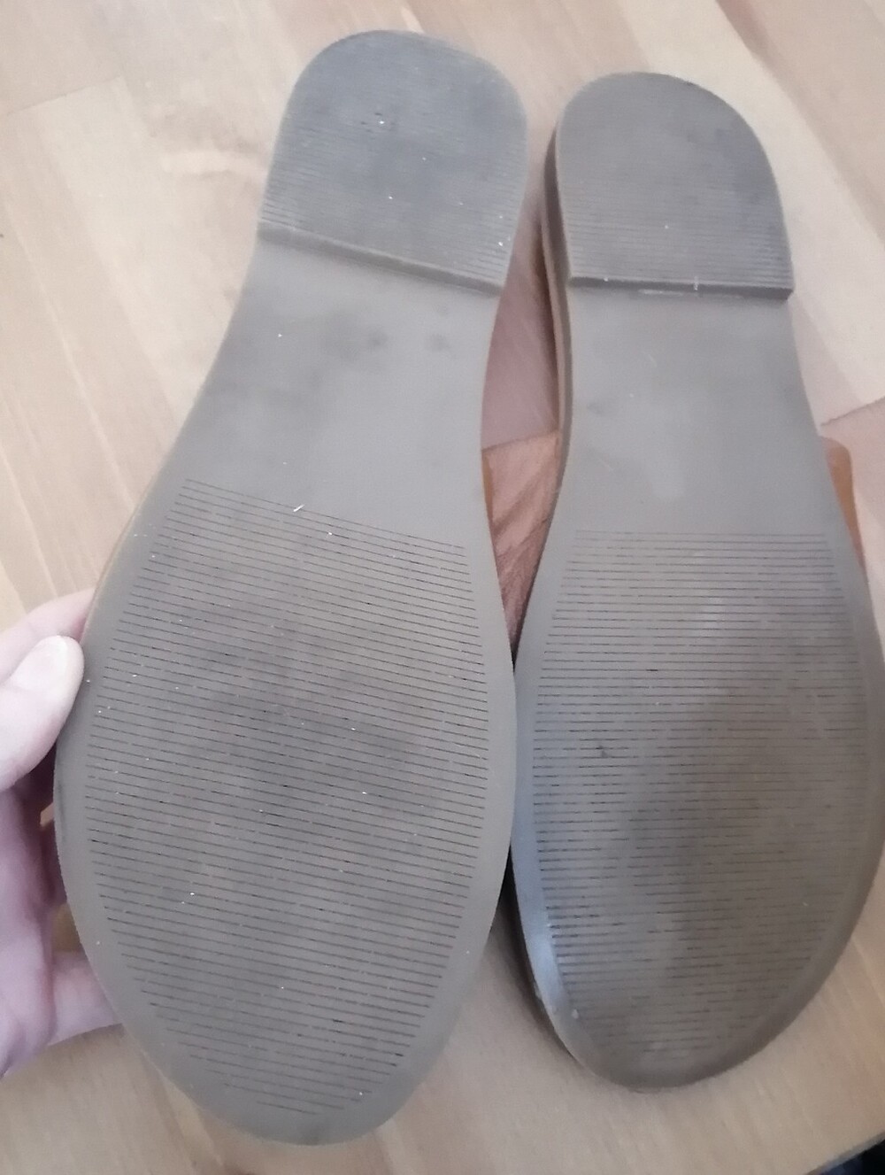 Steve Madden Leather Sandals Caramel Congac tan slides slip-on - Picture 4 of 4